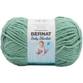 Spinrite Bernat Baby Blanket Big Ball Yarn-Misty Jungle Green