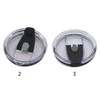 BOBEINI Cup Tumbler Lids,20oz/30oz Waterproof Sealing Water Cup Straw Cover