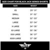 Elite Sports NEW ITEM Black Jack Series Fight Shorts,Black,Large