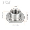METALLIXITY Spot Weld Nuts (7/16-20) 10Pcs, Carbon Steel Double Tab