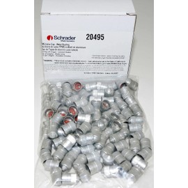 Schrader 20495 TPMS Metal Sealing Valve Cap - Pack of 100