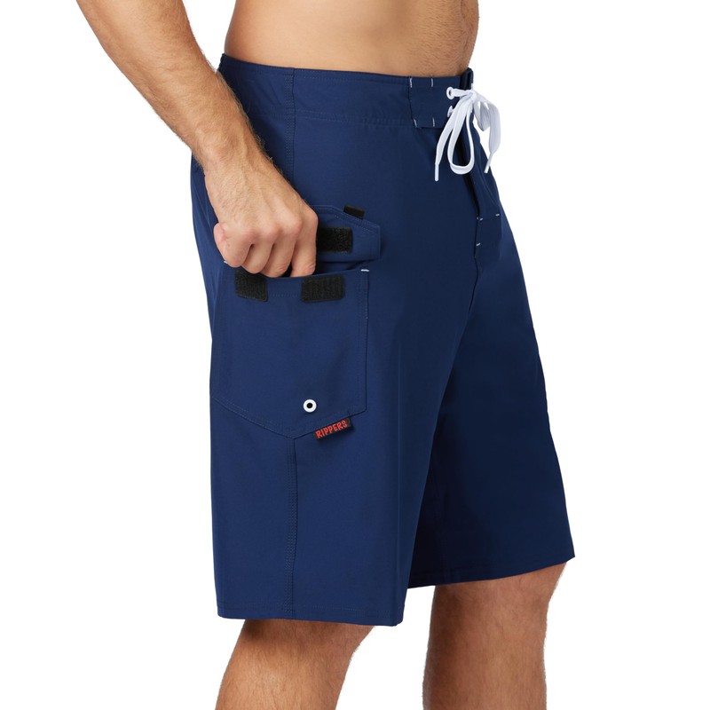Maui Rippers Men's Lifeguard Stretch Boardshorts 21" Outseam (US, Numeric,