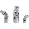 Wolfride Universal Joint Set, Insertion Angle, 1/4", 3/8", 1/2" (6.35mm,