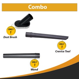 Vacuum Attachments Accessories Cleaning Kit Crevice Tool, Wand Plastic, Dust Brush for Bissell Cleanview Swivel Pet Crosswave 2252 2489 2486 2254 22543 24899 1831 Models