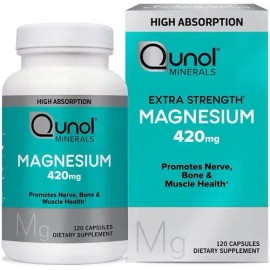 Glicinato De Magnesio 420mg  Magnesium Glycinate 420mg, 120 Vegan Capsules                                                                            