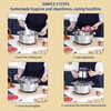 Electric Food chopper,18/10 Stainless Steel Food Processors,3 Liters Large Capacity
