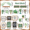 45 PCS Greenery Plant Motivational Bulletin Board Set Great Minds