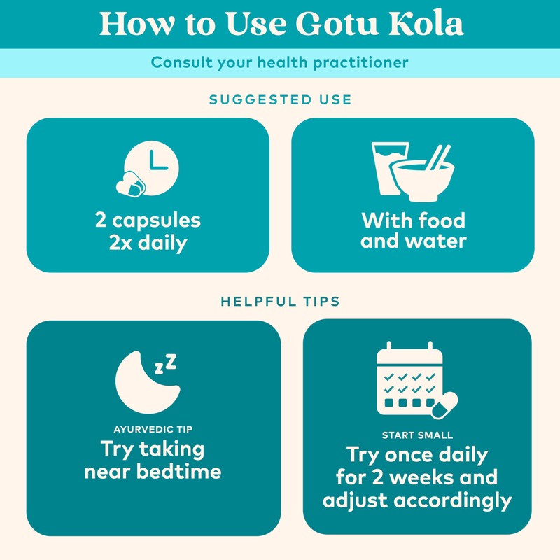 ORGANIC INDIA Gotu Kola Herbal Supplement - Adaptogen for Brain