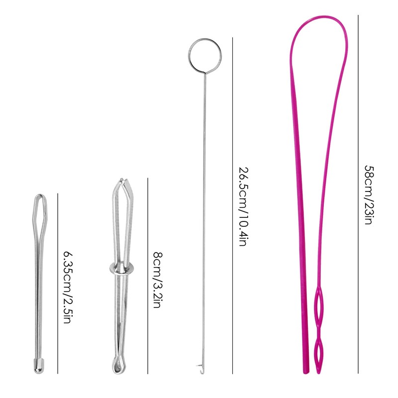 8 Pieces Sewing Loop Kit, DaKuan Include 2 Flexible Plastic