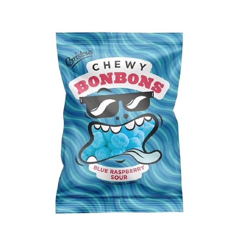 Bristows Chewy Blue Raspberry Bon Bons 150g