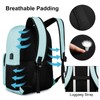 ZUBOND G55 Mochila para portátil, verde azulado, 15.6'', Mochilas Daypack