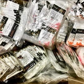 TroutLegend Slotted Tungsten Beads - Fl Purple - 3.5 mm