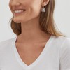Silpada 'Center Squared' Sterling Silver White Cubic Zirconia Drop Earrings