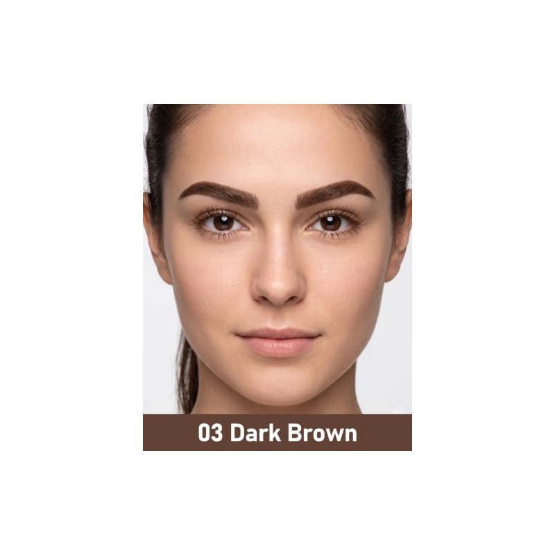 Erinde Lpiz Lquido para Cejas, Resistente al Agua, F203dark Brown