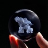XIANNVXI Elephant Crystal Ball Elephant Gifts for Women Elephant Paperweight