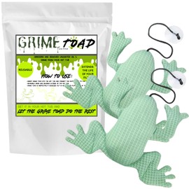 Grime Gripper Grime Toad 2 Pack Hot Tub Scum Absorber Reusable Hot Tub Oil Scum Absorber, Hot Tub Accessories, Scum Absorber for spa hot tub Scum Balls for Hot Tub