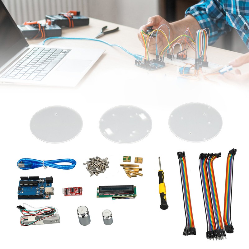 Electronic Scale Development Board Kit 1602 LCD Display 5KG Load