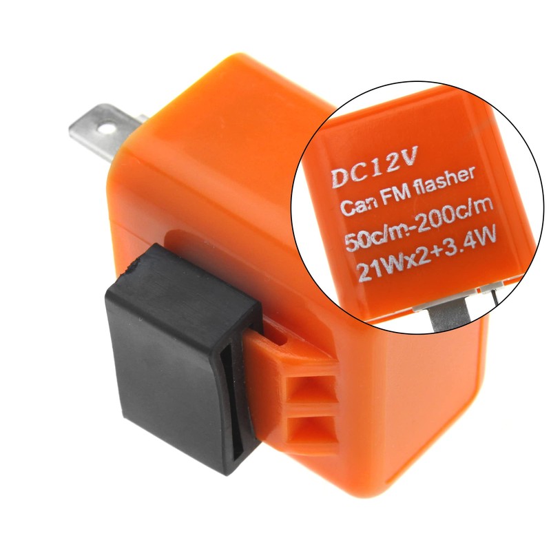 EMSea 2-Pin Speed Adjustable LED Flasher Relay Motorcycle Turn Signal