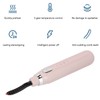 Heated Eyelash Curler Professional Intelligent 3 Gears Temperature Rechargeable Electric