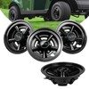 Golf Cart SS Wheel Covers Hub Caps for EZGO, Club