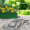 KADAX Flower Box Bracket, No Drilling, Balcony Box Holder Set,