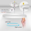 LightingWill 8.9 Inch LED Flush Mount Ceiling Light Fixture, 5000K