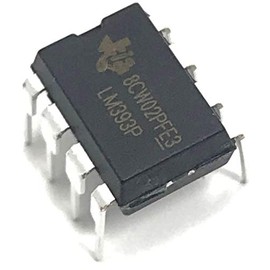 Juried Engineering LM393P LM393 Dual Differential Comparators DIP-8 Breadboard-Friendly (Pack of 3)