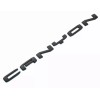 GMC 5PC Blackout Doors Rear AT4X Canyon Emblems Badge 2023-2025