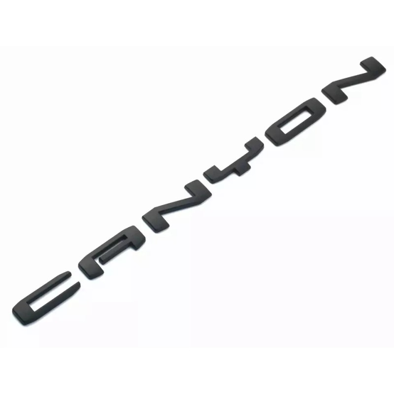 GMC 5PC Blackout Doors Rear AT4X Canyon Emblems Badge 2023-2025