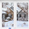 Snowflake Window Decals for Bird Strikes,Anti-Collision Clings to Save Birds,Non
