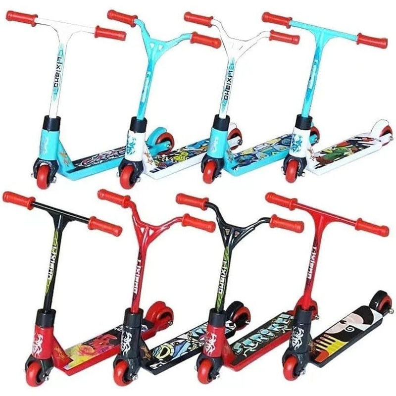 1Pc Black Red Random Finger Scooter Mini Finger Scooters Two