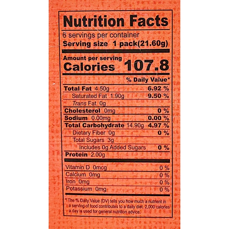 Vegan Buckwheat Grains Cookies, 4.6oz (130g), 2-Pack