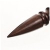DOITOOL 2pcs Leather Edge Burnisher Tool Ergonomic Wooden Handle for