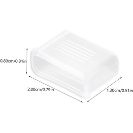 20 Pcs Whistle Mouth Covers Sports Whitsle Cushioned Mouth Grip Coach Whistle Mouth Guard Sports Whistles Protctor For Referee Outdoor Whistles Coach And Referee Gear