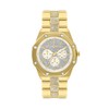 Spirit Ladies Gold Plated Stone Set Multi Dial Bracelet Watch