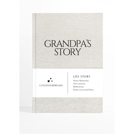 Grandpa's Story Journal (Linen Hardcover) - A Family Keepsake with + 250 Prompts to Share His Life Story and Memories
