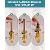 Ultrimkit 97479 Catridge Stem Extension Kit Compatible with Moen Cartridge