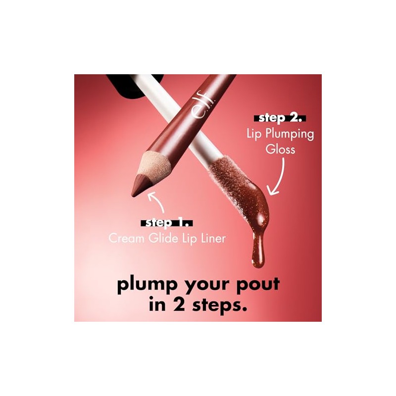 e.l.f. Cosmetics Lip Plumping Gloss, Shimmering Gloss Hydrates and Plumps