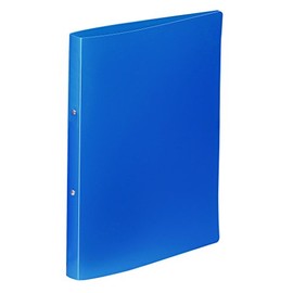Viquel 151237 - Blue polypropylene 2 rings folder, spin: 16mm