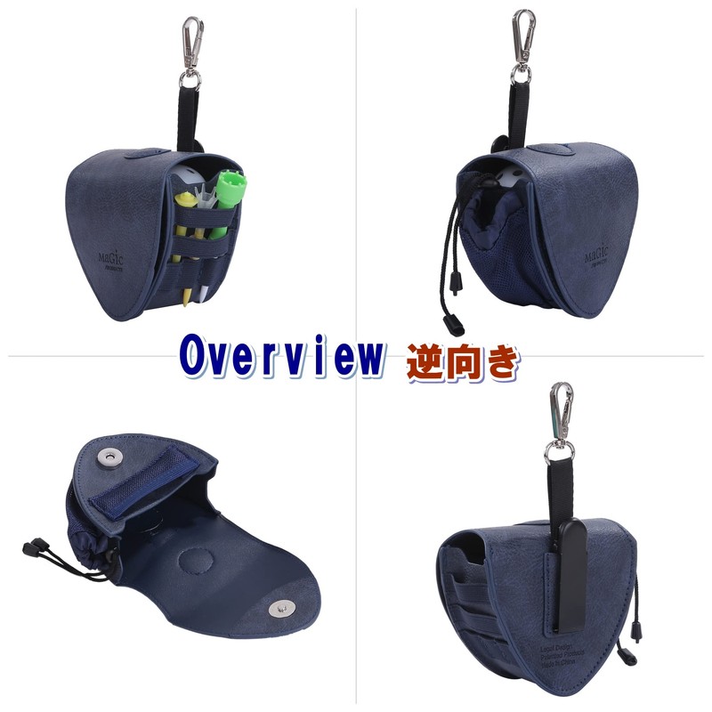 Magic Products 3 Golf Ball Cases, Soft Glossy, Versatile Storage,