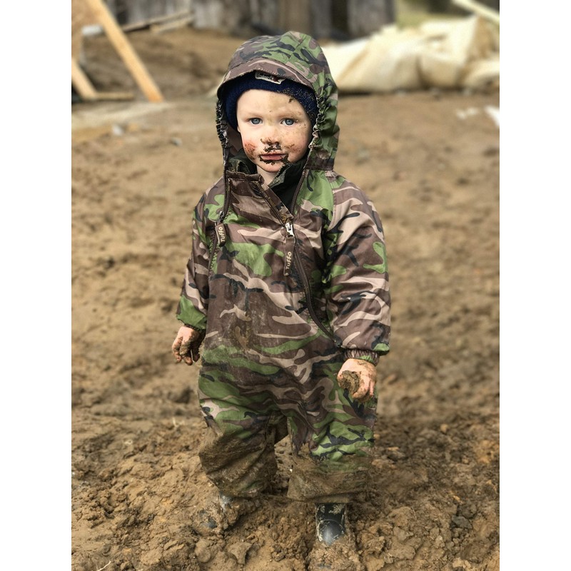 Tuffo Overol para niños pequeños, Camuflaje, 3T (Pack of 1)