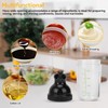 Salad Dressing Shaker, Salad Dressing Bottle Clear Salad Dressing Mixer