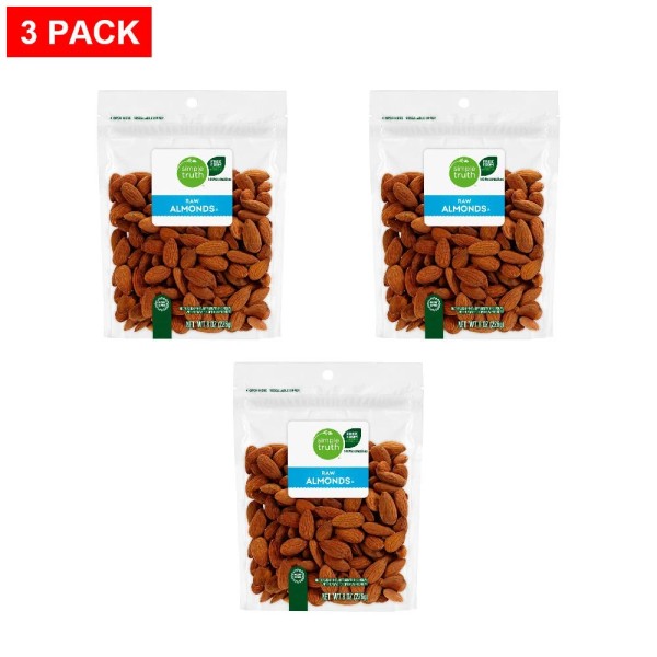 Simple Truth Raw Almonds 8 oz - Pack of 3