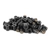 aqxreight - M5 Rubber Nuts Black 5mm Metric Motorcycle Windshield