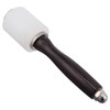 SHINEOFI Leather Carving Hammer Wood Handle Sturdy Nylon Mallet for