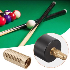 LT Easiyl 2Pcs Billiard Cue Extension Screws Copper Pool Cue Tip Screw Suitable for Most Billiard Cues