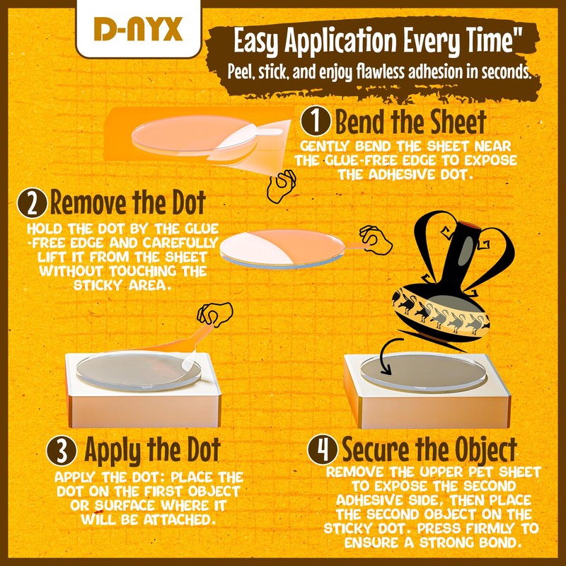 Double Sided Tape Sticky Dot Stickers 280, 350, 450, 550