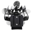 Wall Mounted Fireplace Fan 5 Blade Heat Powered Wood Stove
