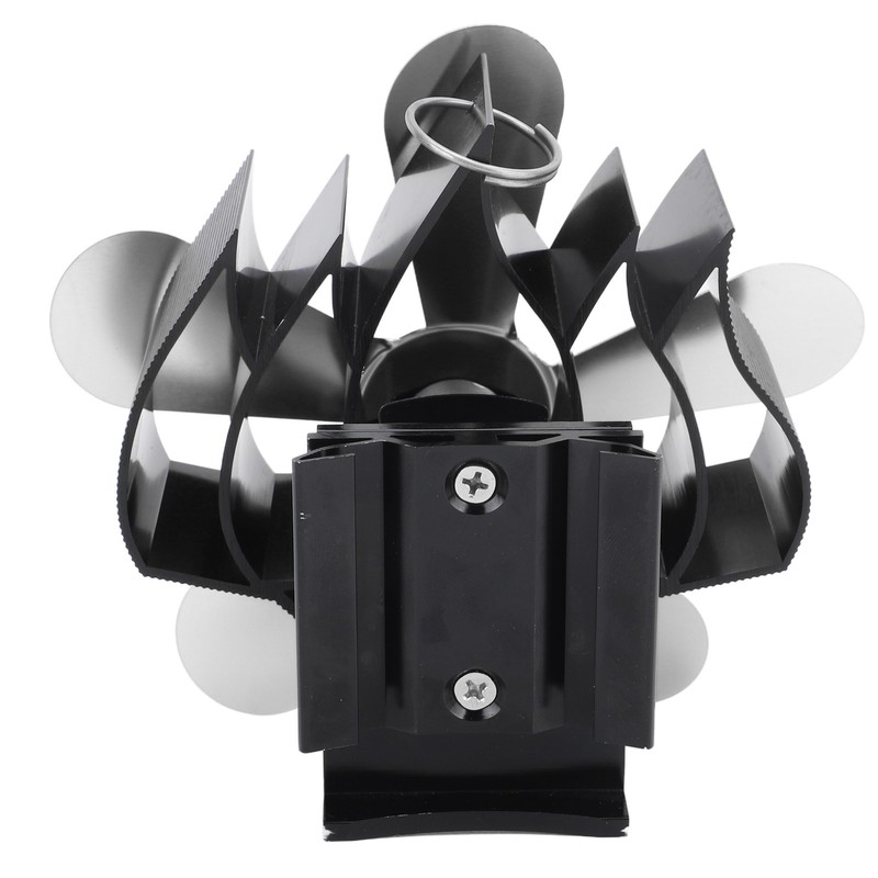 Wall Mounted Fireplace Fan 5 Blade Heat Powered Wood Stove