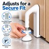 Portable Door Stopper for Travel and Home – No-Drill Metal